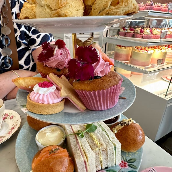 Afternoon tea available, however seats are limited, so would strongly advise to book in advance. Comes with sandwiches and rolls, warm scones and selection of cakes, signature cupcake and iced biscuit