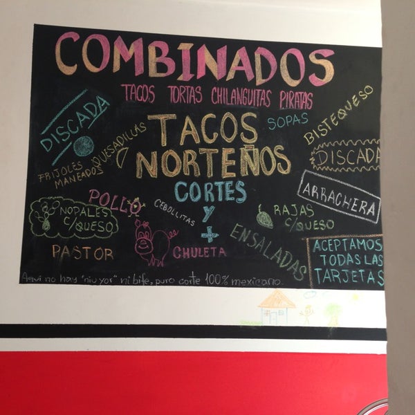 Photo taken at COMBInados, Tacos, cortes y + by Gabriel L. on 2/8/2013