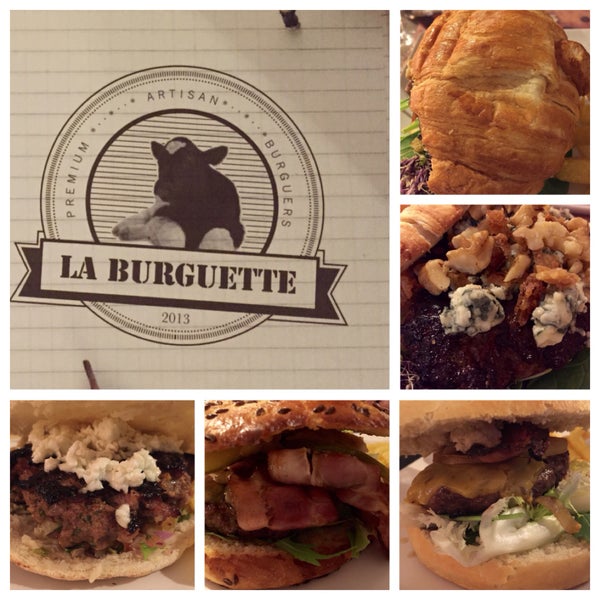 Nos comemos a @LaBurguette. Burgers originales la Francesa con pan de croissant, la NY con Bagel, o la Casablanca con Pan de Pita, "La más normal" una clásica...xo igual de sabrosa. Local muy acogedor