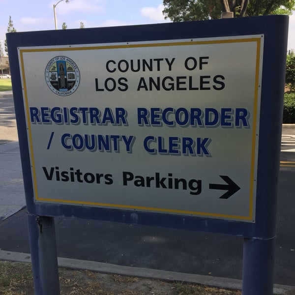 Los Angeles County Registrar Recorder