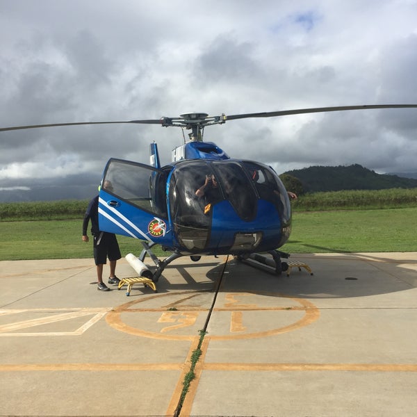 Photo taken at Island Helicopters Kauai by Briana M. on 12/11/2015