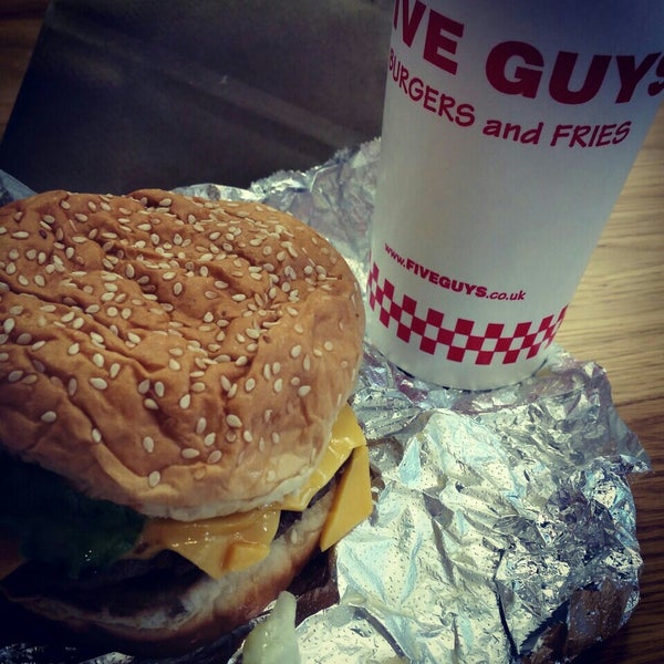 Photo taken at Five Guys by Bethany on 4/20/2015