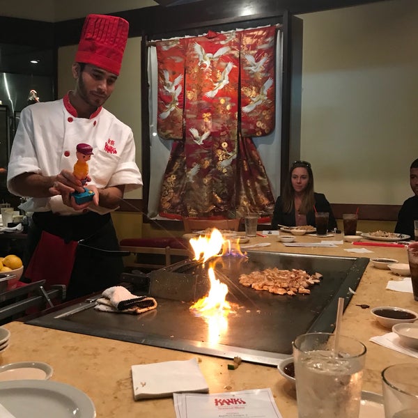 Photo taken at Kanki Japanese House of Steaks &amp; Sushi by Megan R. on 7/13/2018