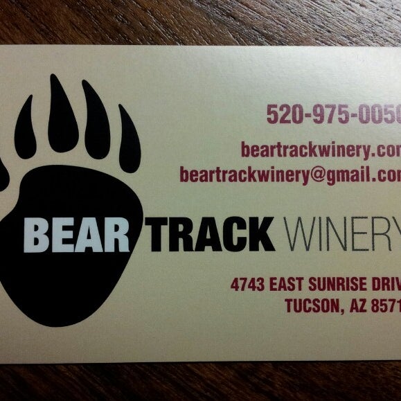 Bear track. Bear track
