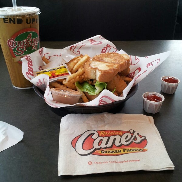 Photo taken at Raising Cane&#39;s Chicken Fingers by Christy B. on 11/21/2013