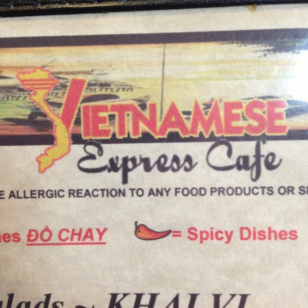 Das Foto wurde bei Vietnamese Express Cafe von Sean C. am 2/7/2013 aufgenommen