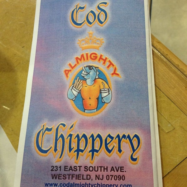 Photo taken at Cod Almighty Chippery by Andrew P. on 1/12/2013