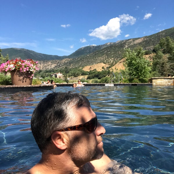 Photo taken at Iron Mountain Hot Springs by Tres D. on 8/3/2019