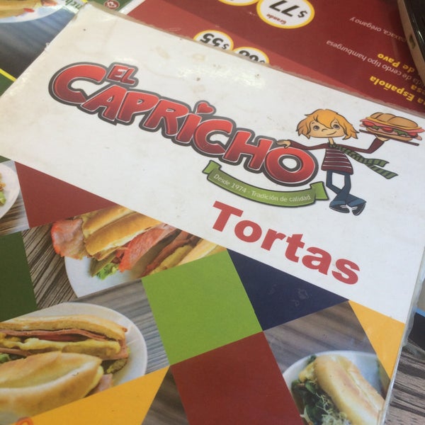 Photo taken at Tortas El Capricho by CHRISTIAN V. on 4/19/2017