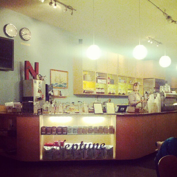 Photo taken at Neptune Coffee by Johannes E. on 2/6/2013