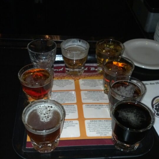 Photo taken at Bare Bones Grill &amp; Brewery by Eric S. on 2/19/2013