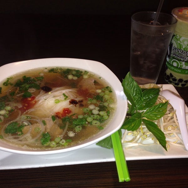 Photo taken at Sprouts Springrolls &amp; Pho by Christie D. on 10/27/2013