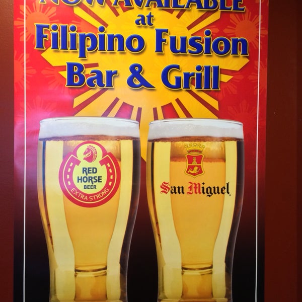 They have Red Horse & San Miguel beer! I've only ordered Tapsilog so far and it's good. Lots of Filipino dishes in their menu.