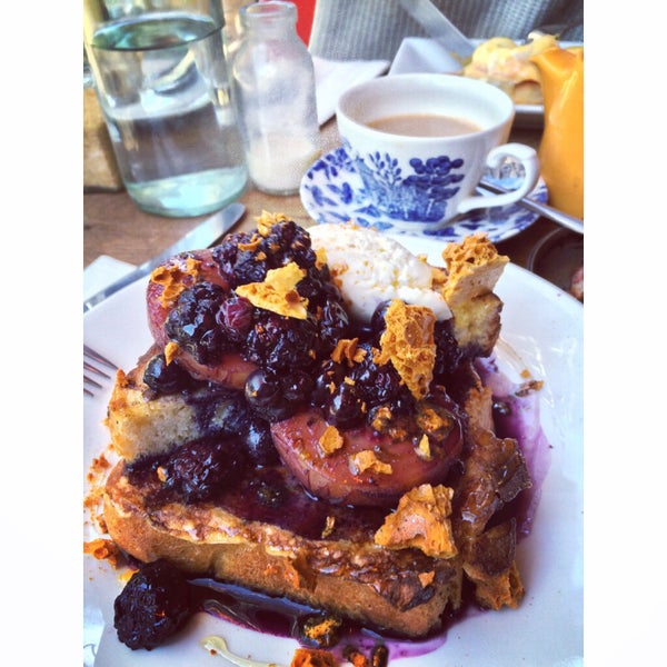 The French toast with pear, summer berries and honeycomb. Just get it (plus a side of bacon of course)