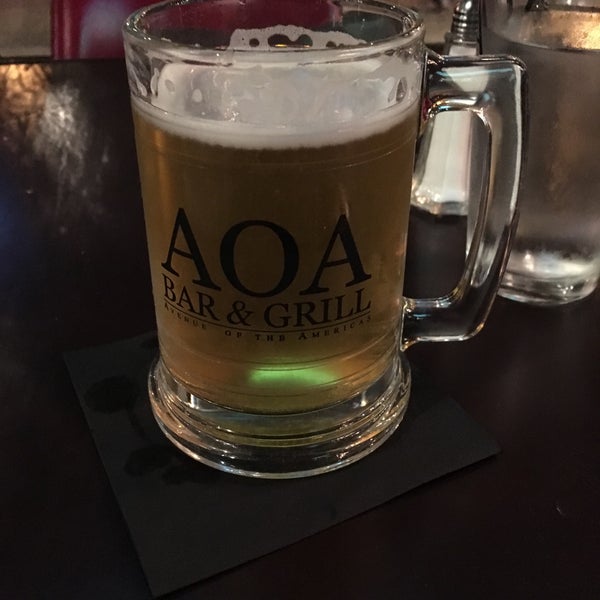 Photo taken at AOA Bar &amp; Grill by Amy S. on 9/7/2016