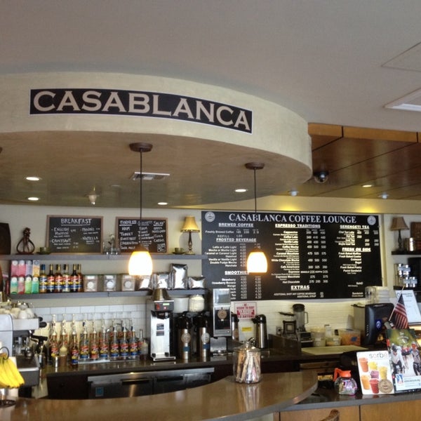 Photo taken at Casablanca Coffee Lounge by Edgar R. on 10/3/2013