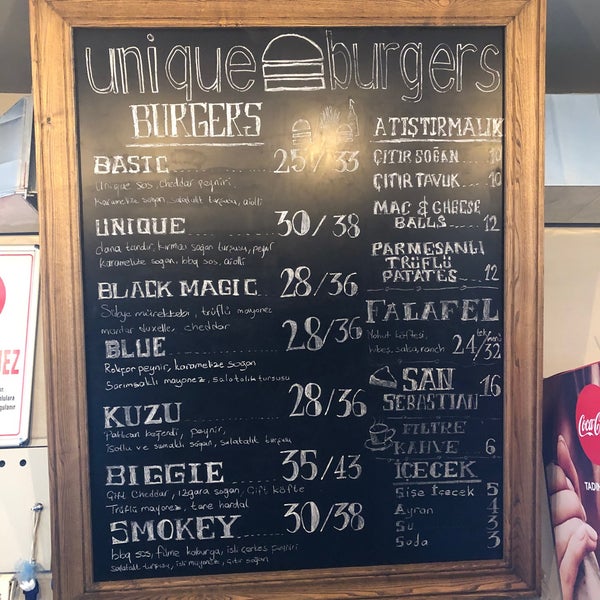Foto tirada no(a) Unique Burgers por Cahit Can E. em 3/16/2020