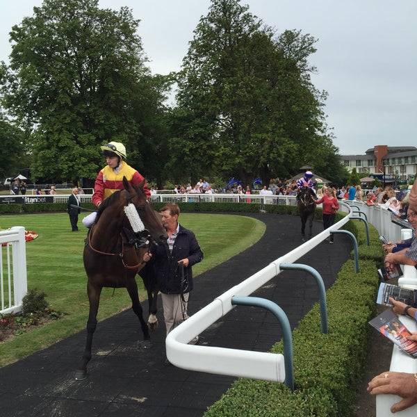 Photo taken at Lingfield Park Racecourse by Nick G. on 7/18/2015