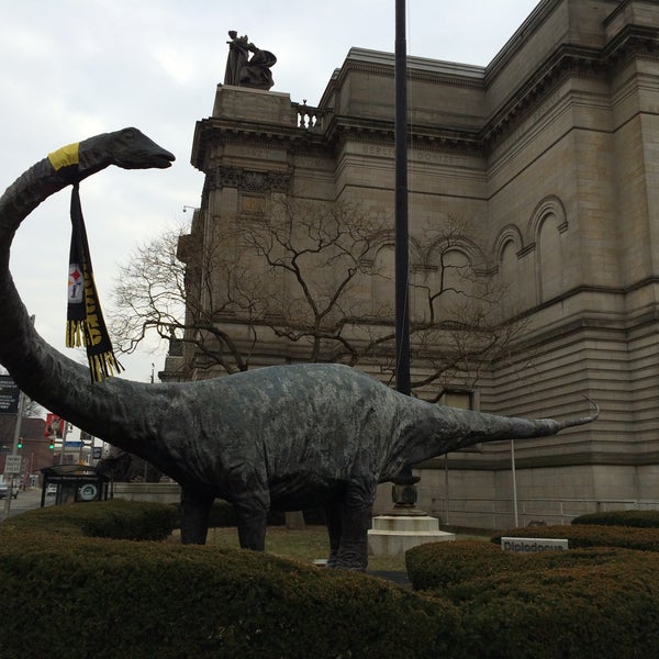 Photo taken at Dippy the Dinosaur (Diplodocus carnegii) by Mike S. on 1/20/2015