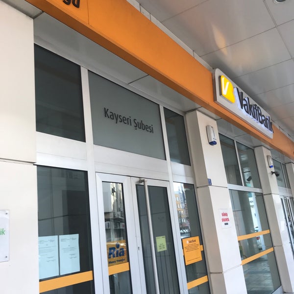 vakifbank melikgazi kayseri de banka