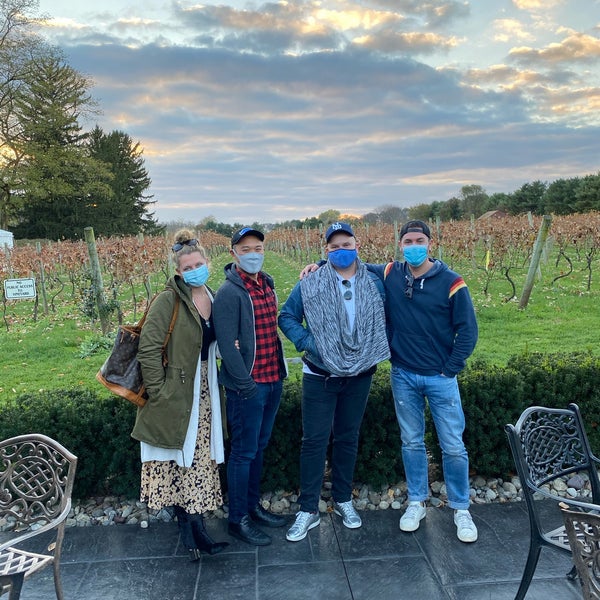 Photo taken at Crossing Vineyards and Winery by JAMESON P. on 10/31/2020