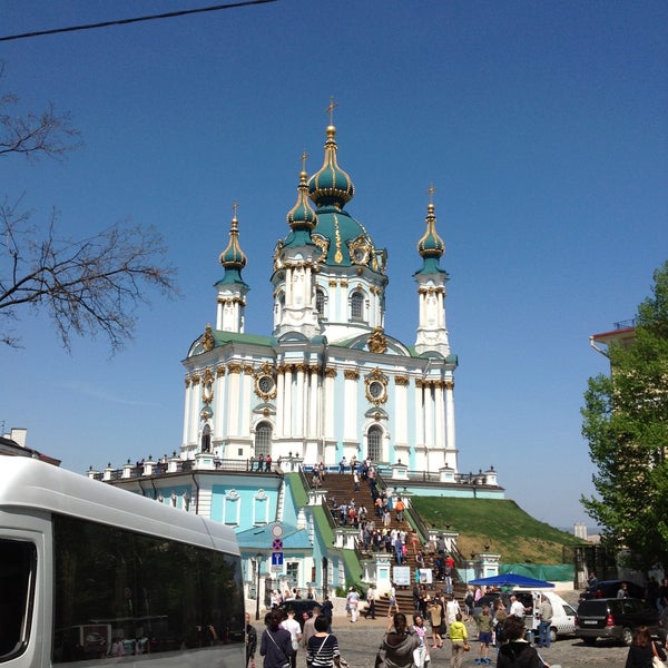 5/2/2013 tarihinde Надюшка 👣ziyaretçi tarafından Андріївська церква'de çekilen fotoğraf