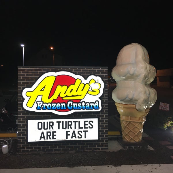 Photo taken at Andy&#39;s Frozen Custard by Nick T. on 4/13/2017