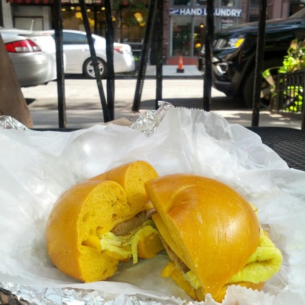 Photo taken at Montague Street Bagels by Kevin M. on 6/22/2013
