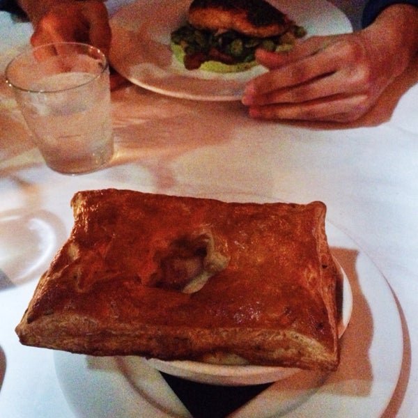 You rely HAVE to try their chicken pot pie