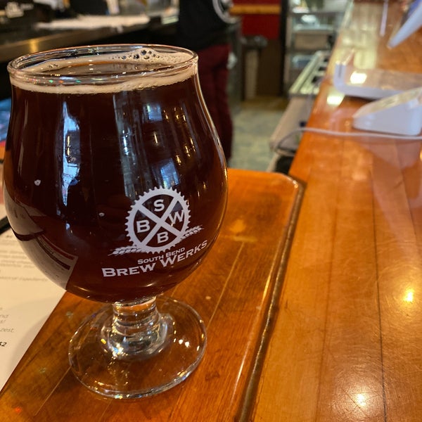 Photo taken at South Bend Brew Werks by Andrew P. on 1/30/2021
