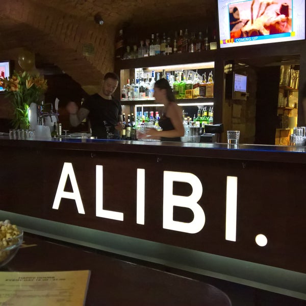 Photo taken at ALIBI. cocktail and music bar by James L. on 6/9/2017