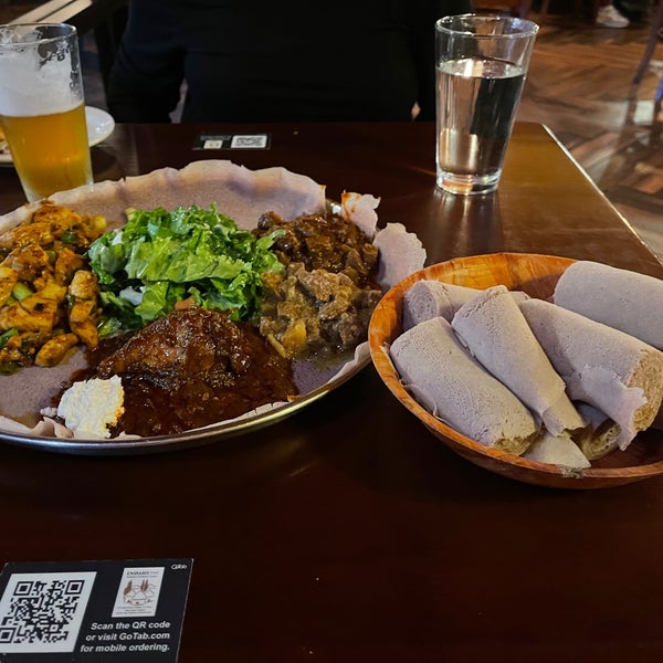 Enssaro Ethiopian Restaurant in Adams Point