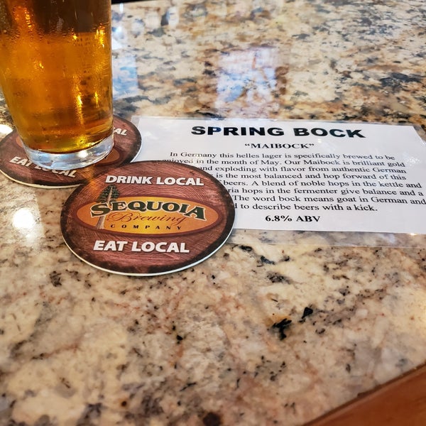 Photo taken at Sequoia Brewing Company by Robert W. on 5/11/2019