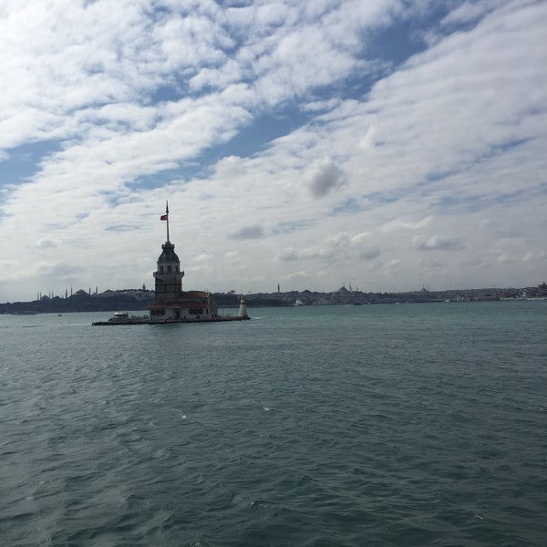 Photo taken at Maiden&#39;s Tower by Ahmet Yasir G. on 10/1/2015