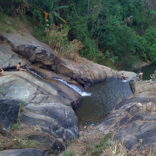 Photo taken at Moh Pang Waterfall by Jun Miguel L. on 4/18/2013