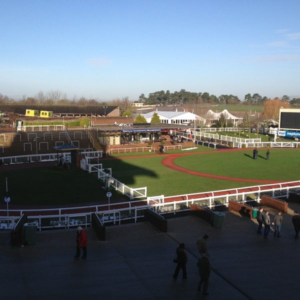 Photo taken at Cheltenham Racecourse by Graeme H. on 1/26/2013