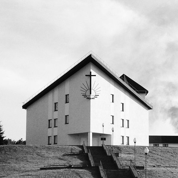 Панорама: Новоапостольская церковь, протестантская церковь, ул. Шаранговича, 1,