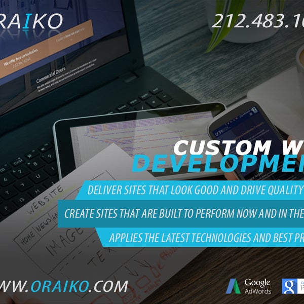 Custom Web Development means you've got a site unlike any other. One-size-fits-all, do-it-yourself web builders mean you don't. Read more at: Custom Web Development oraiko.com/custom-web-development/