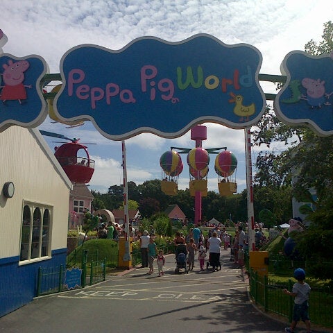 Photo taken at Peppa Pig World by Stephen R. on 7/24/2013