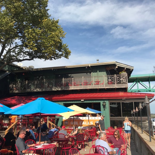 Photo taken at Calhoun&#39;s on the River by Marie Gooddayphoto W. on 10/11/2019