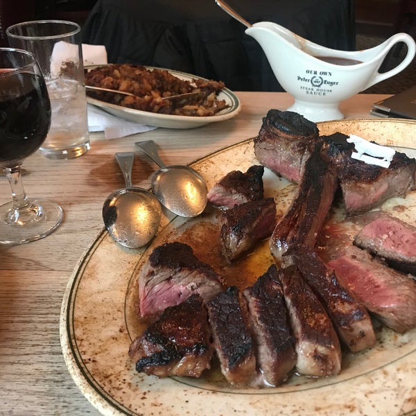 Photo taken at Peter Luger Steak House by Marie Gooddayphoto W. on 11/22/2019