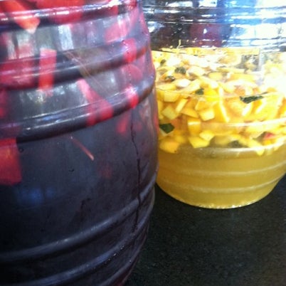 Both the red and white sangria are amazing!
