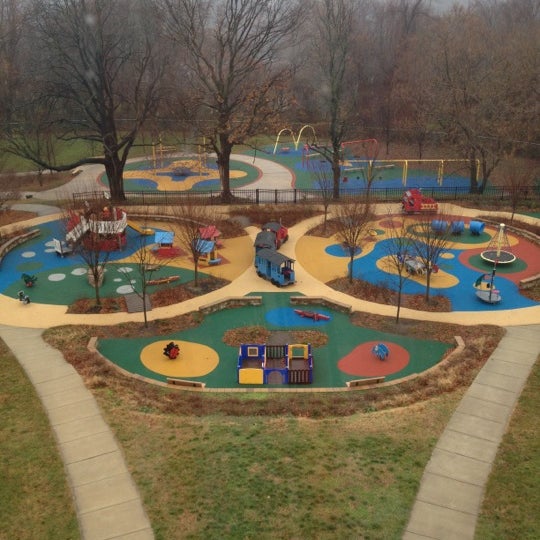 Photo taken at Smith Memorial Playground &amp; Playhouse by Whitney B. on 12/8/2012