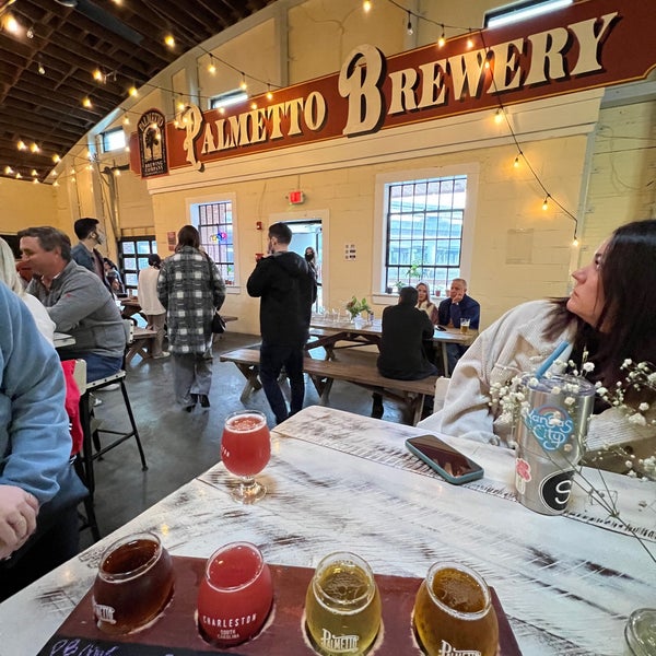 Photo taken at Palmetto Brewing Company by Morgan I. on 1/15/2022