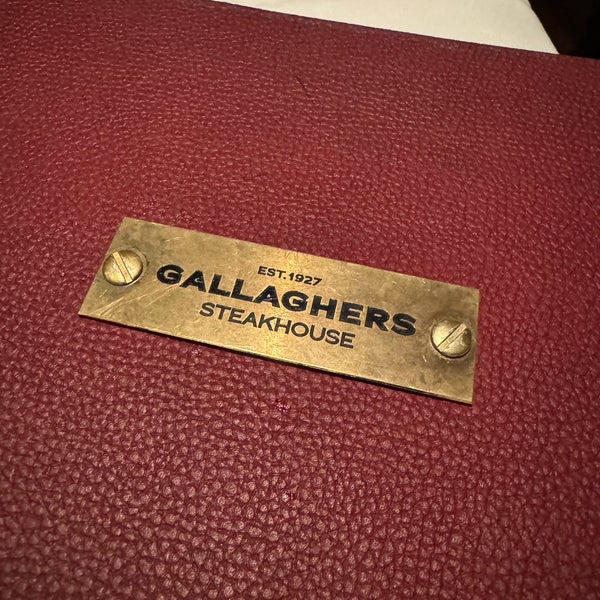 Снимок сделан в Gallaghers Steakhouse пользователем GL P. 2/8/2024
