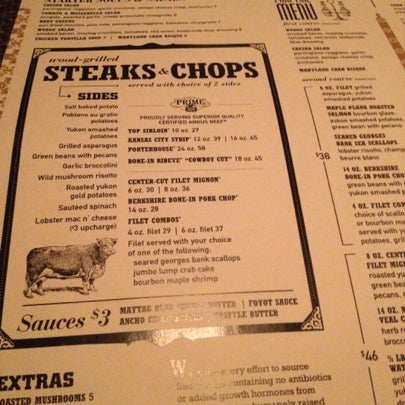 Photo taken at J. Gilbert&#39;s Wood-Fired Steaks &amp; Seafood St. Louis by Jan L. on 10/28/2012