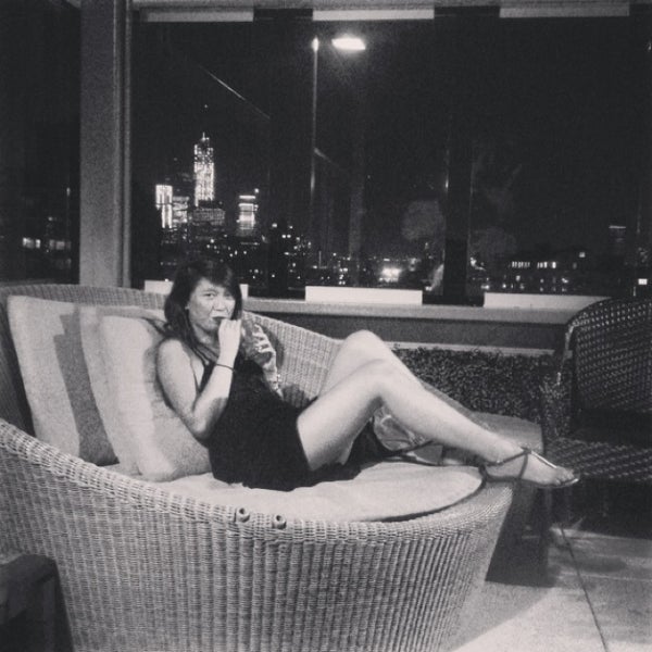 Photo taken at Plunge Rooftop Bar &amp; Lounge by Evie on 6/10/2013