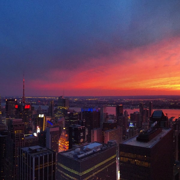 Photo taken at Top of the Rock Observation Deck by Sonja on 7/4/2016
