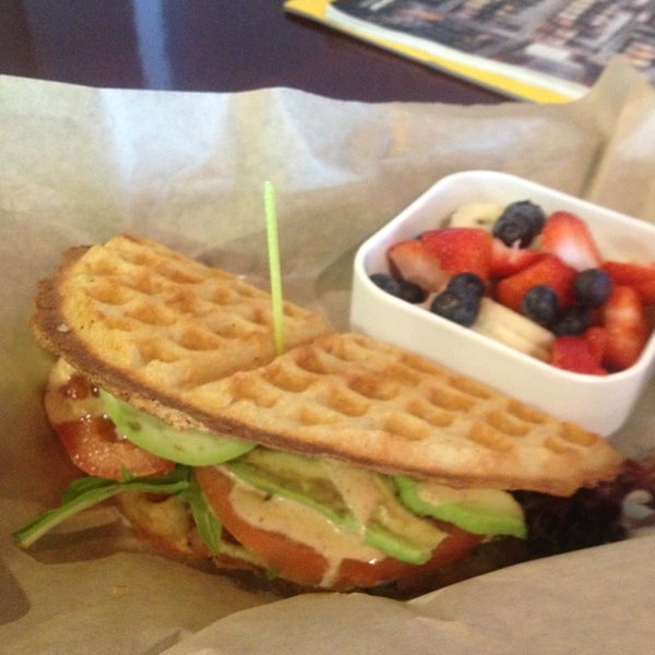 Photo taken at TIABI Coffee &amp; Waffle Bar by Neysha V. on 12/7/2014