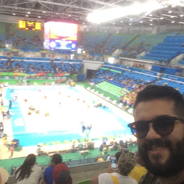 Photo taken at Carioca Arena 1 by Willian C. on 9/18/2016